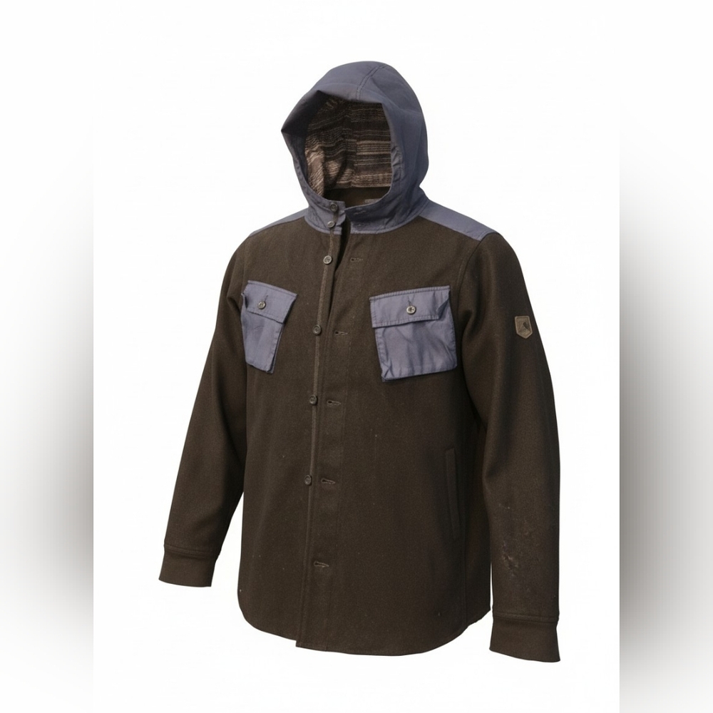 BURTON Black and Blue Hooded Jacket